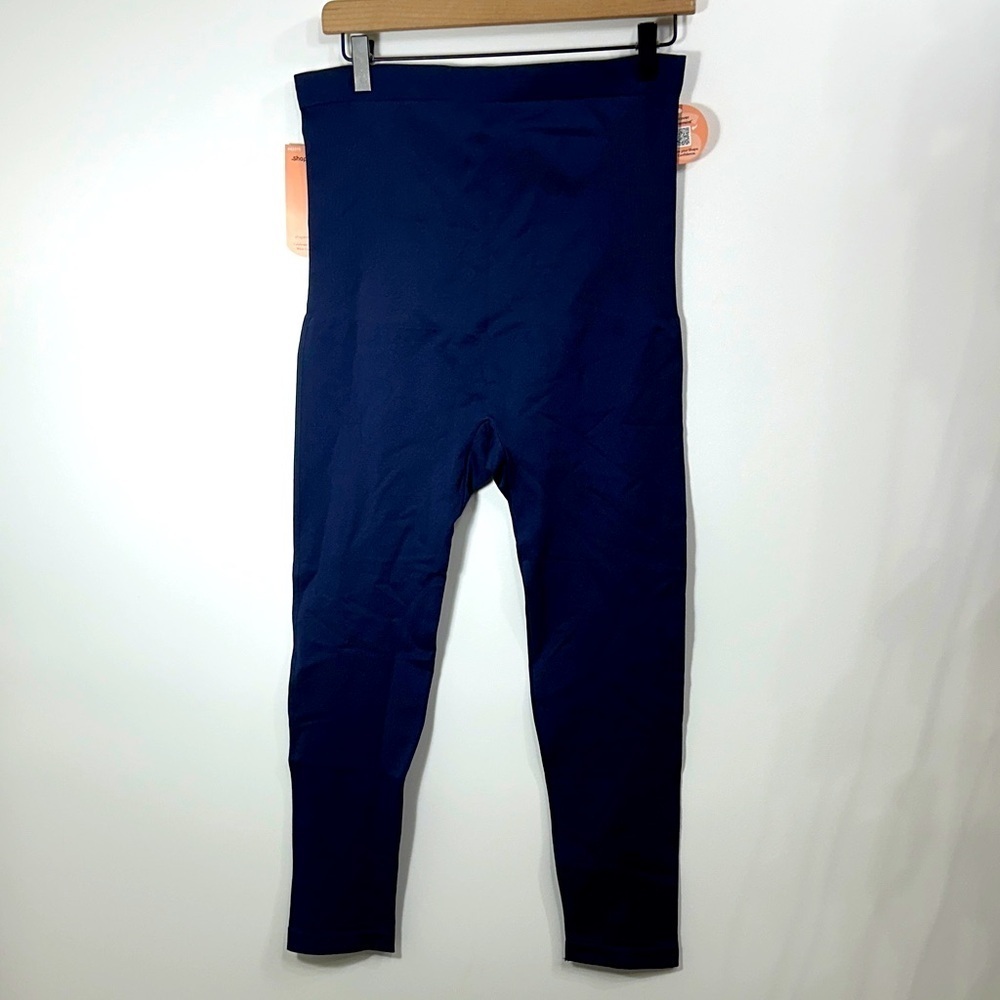 Shapermint essentials high waisted shaping crop leggings blue size 2XL. NWT.‎